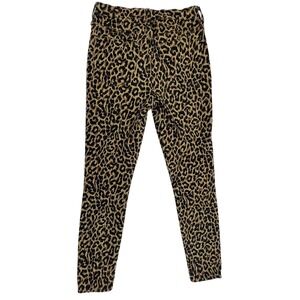 J.Crew High-Rise Skinny Leopard Print Button Fly Jeans Size 27